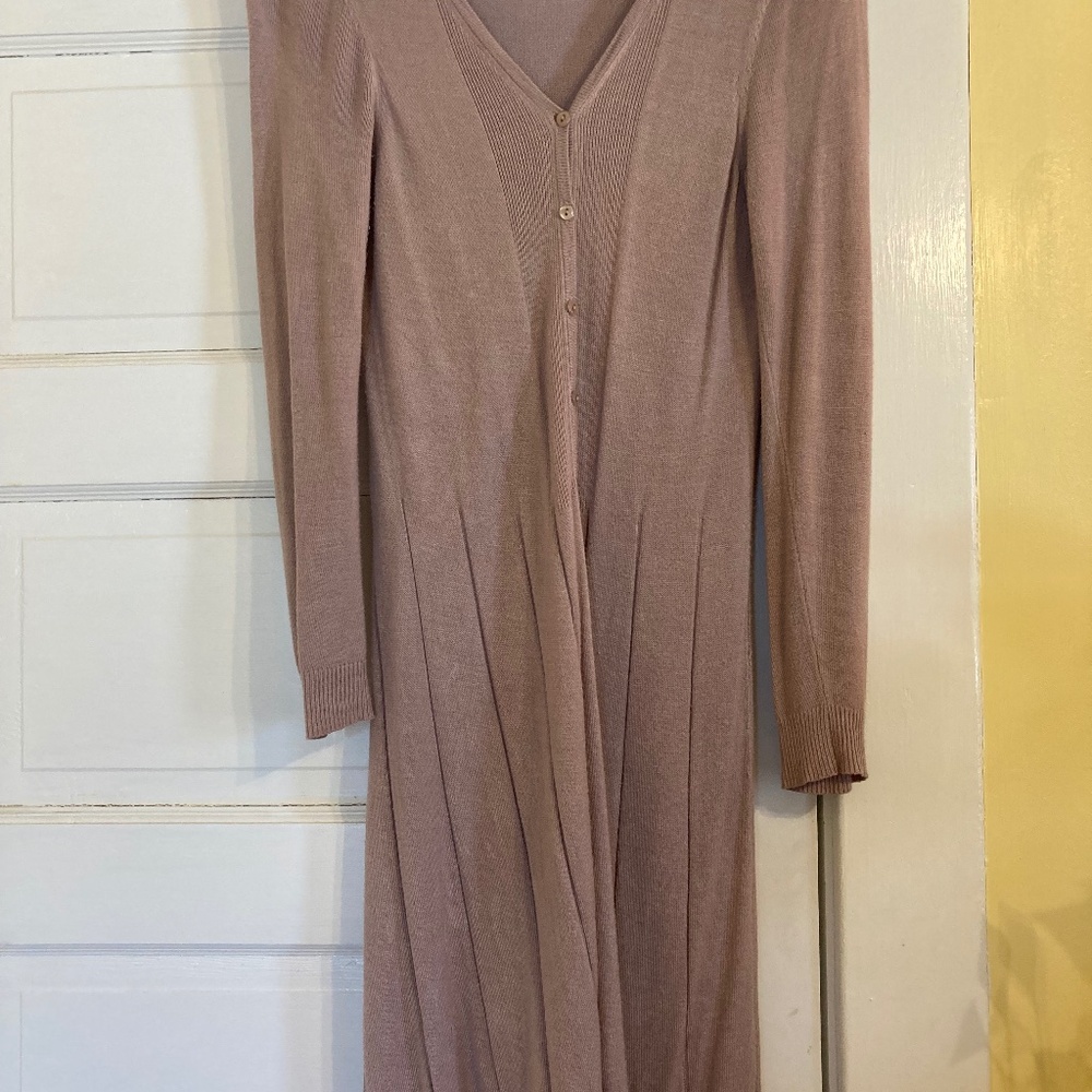 Women's Lavender Sweater Coat S Lightweight Cottagecore Feminine
